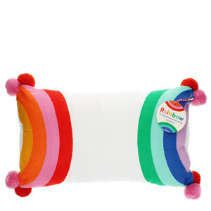 Rex London Besticktes Kissen mit Pom Poms Rainbow