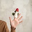 Sjaal met Verhaal Finger Dolls Paddenstoel