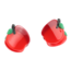 Haarklammer Apple red Set of 2