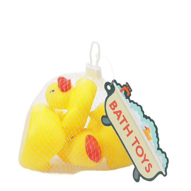 Bath Toys Ducks yellow Set of 3