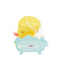Bath Toys Ducks yellow Set of 3