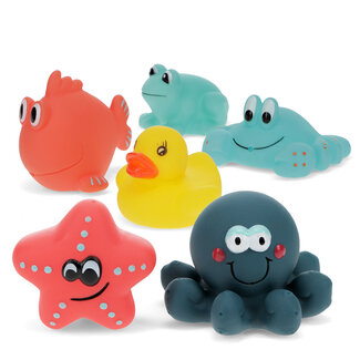 Rex London Bath Toys Aquatic Animals Set of 6
