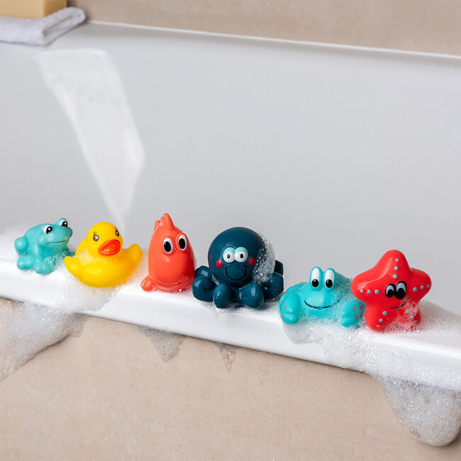 Bath Toys Aquatic Animals Set of 6