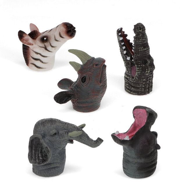Fingerpuppen Safari Animals Set of 5