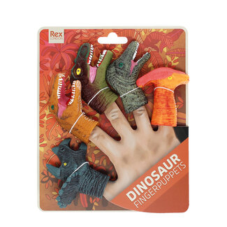 Rex London Finger Puppets Dinosaurs Set of 5