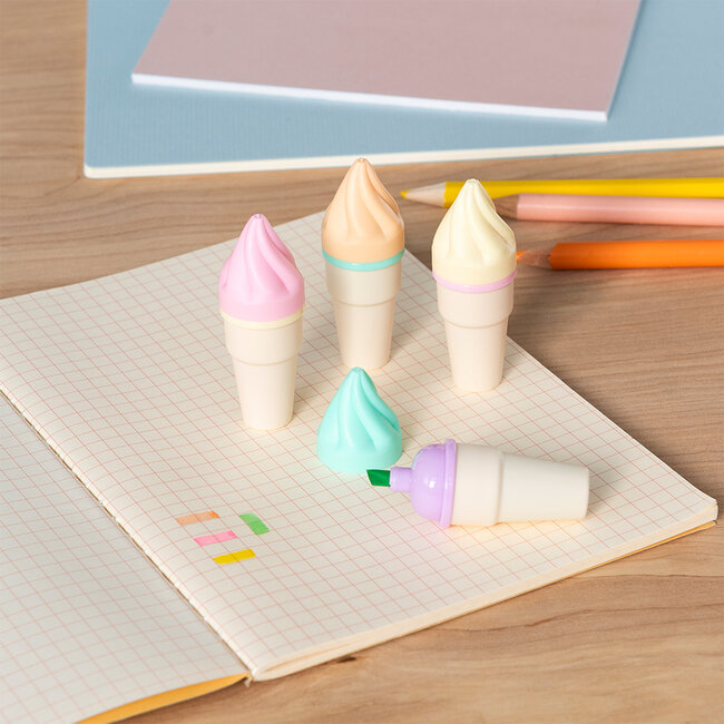 Mini Textmarker Ice Cream