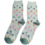 Socken Bamboo Paw Print duckegg