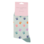 Socks Bamboo Paw Print duckegg