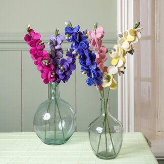 Sjaal met Verhaal Felt Flower Ridderspoor assorti