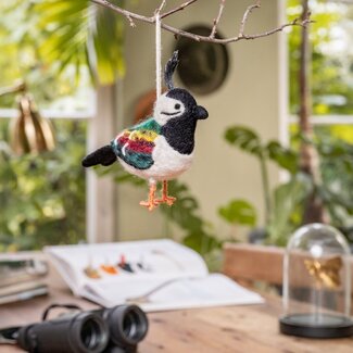 Sjaal met Verhaal Felt Hanger Kievit