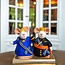 Sjaal met Verhaal Filz Dekoration Muis Koning en Koningin