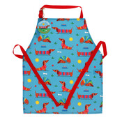 Rex London Kinderschürze Wipeable Cotton Sunny Sausage Dog