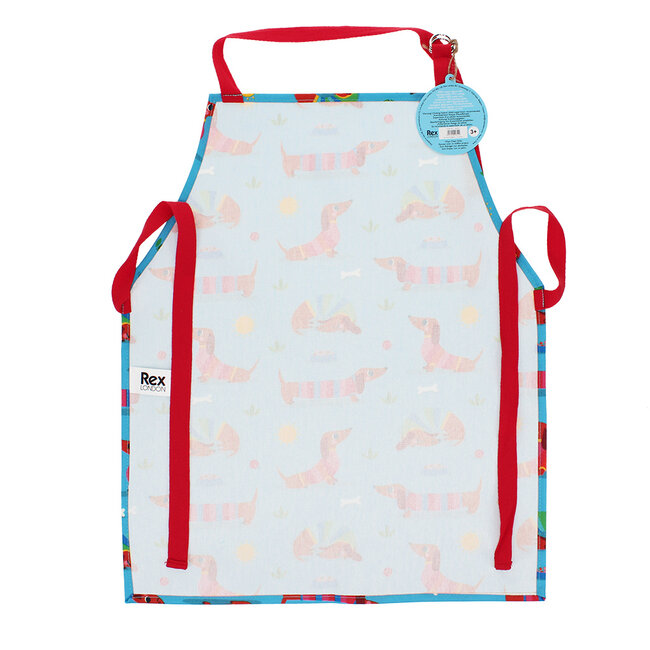 Kinderschürze Wipeable Cotton Sunny Sausage Dog