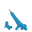 Pen Sausage Dog Shaped blue