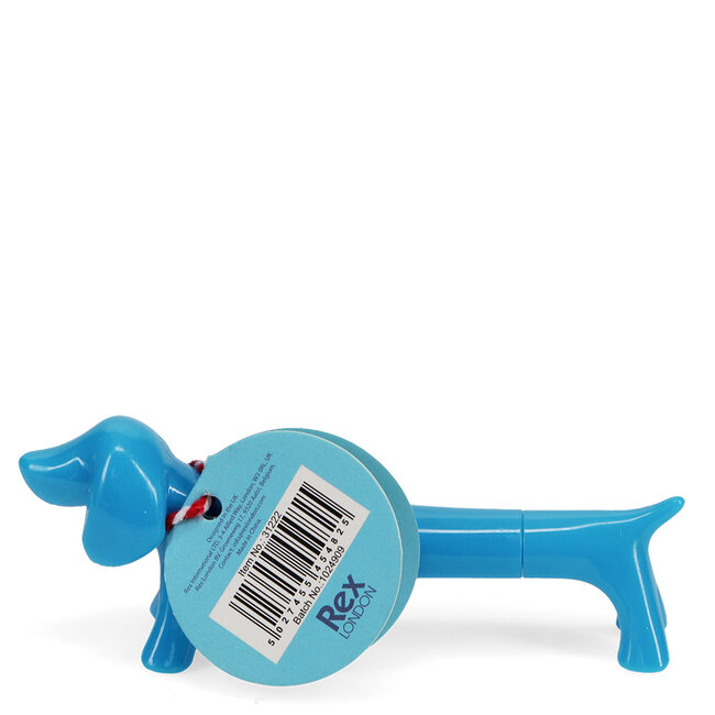 Pen Sausage Dog Shaped blue