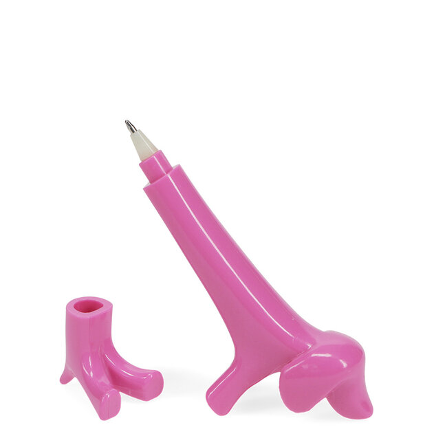 Pen Sausage Dog Shaped pink