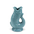 Rex London Vase Ceramic Fish blue