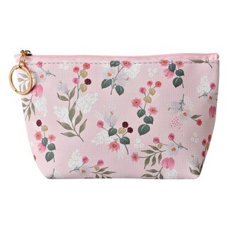 Clayre & Eef Make-up Tasche Garden Flowers pink