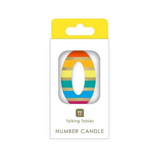 Talking Tables Candle 0 Rainbow