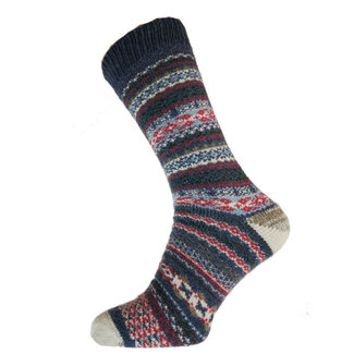 Gemjar Socks Men Wollmix Patterned denim