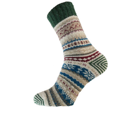 Joya Socken Men Wollmix Patterned fawn