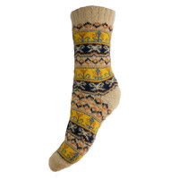 Gemjar Socks Woolmix Ribbons yellow