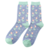Miss Sparrow Socken Bamboo Tulip Spots denim