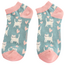 Trainer Socken Bamboo Sleepy Cats duck egg