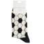 Männer-Socken Bamboo Football Pattern white