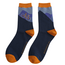 Miss Sparrow Männer-Socken Bamboo Hill Climb navy