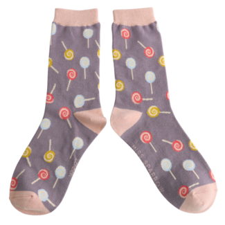 Miss Sparrow Socken Bamboo Lollipops lavender