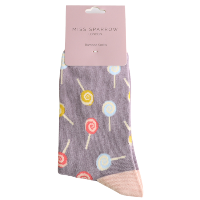 Socken Bamboo Lollipops lavender