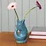 Vase Ceramic Fish blue