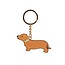 Sass & Belle Keyring Enamel Sausage Dog
