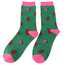Socken Bamboo Ladybug dark green