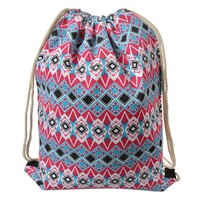 Clayre & Eef Backpack Geometric red/blue