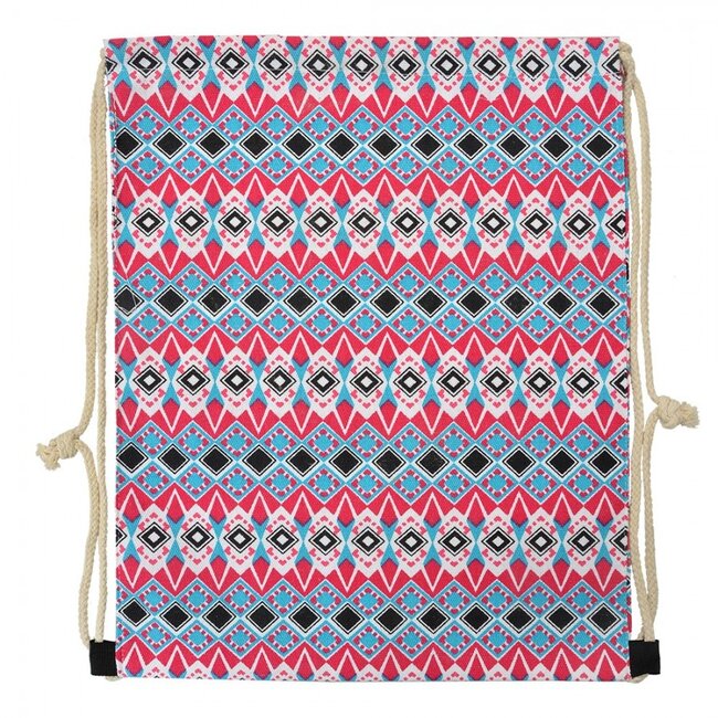 Rucksack Geometric red/blue