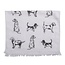 Clayre & Eef Guest towel Dogs