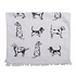 Clayre & Eef Guest towel Dogs