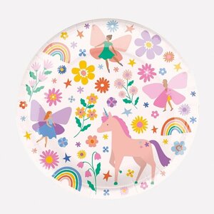 My Little Day Paper Plates Set of  8 Enchanted Unicorn
