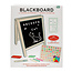 Tabletop Blackboard and Whiteboard Easel Set