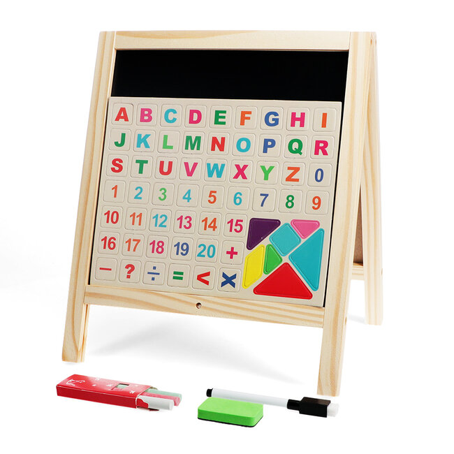 Tischtafel und Whiteboard-Staffelei-Set
