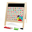 Tabletop Blackboard and Whiteboard Easel Set