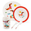 Children's Melamine Dinner Set Sunny Sausage Dog (5 pieces)