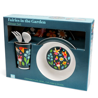 Rex London Kinder-Geschirr-Set Fairies in the Garden (5-teilig)