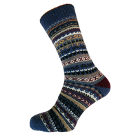 Gemjar Socks Men Wollmix Nordic blue/black/burgundy