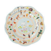 Overbeck and Friends Melamine plate My Little Farm large