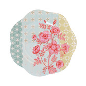 Overbeck and Friends Melamine plate Sunday Rose small
