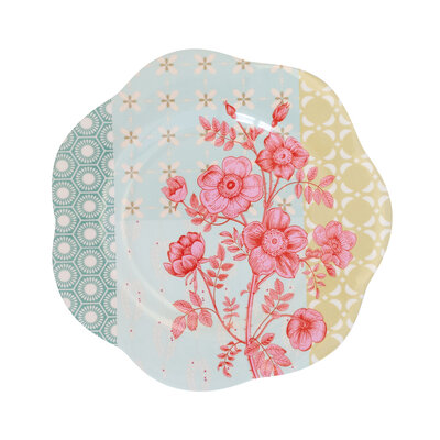 Overbeck and Friends Melamin Teller Sunday Rose small