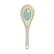 Overbeck and Friends Melamine serving spoon Sunday Rose